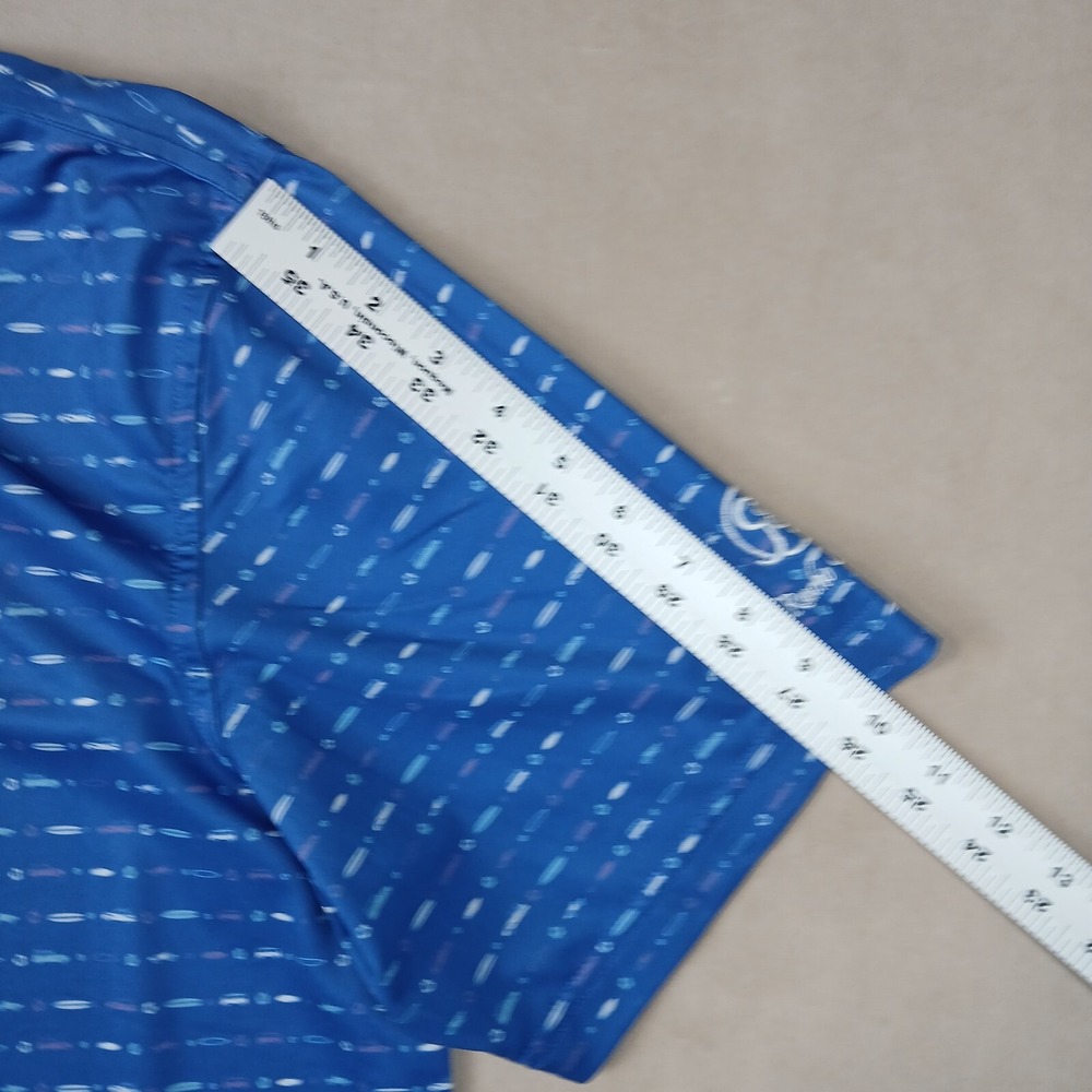 Straight Down Medium Mens Shirt Polo Golf Stretch Performance 22x28 San Lucas - Picture 9 of 13